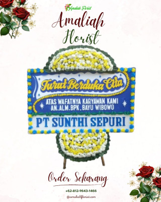 Papan Bunga Duka di Mulusan